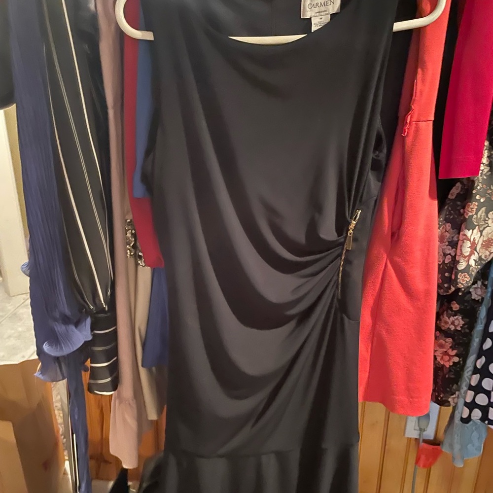 Navy blue dress